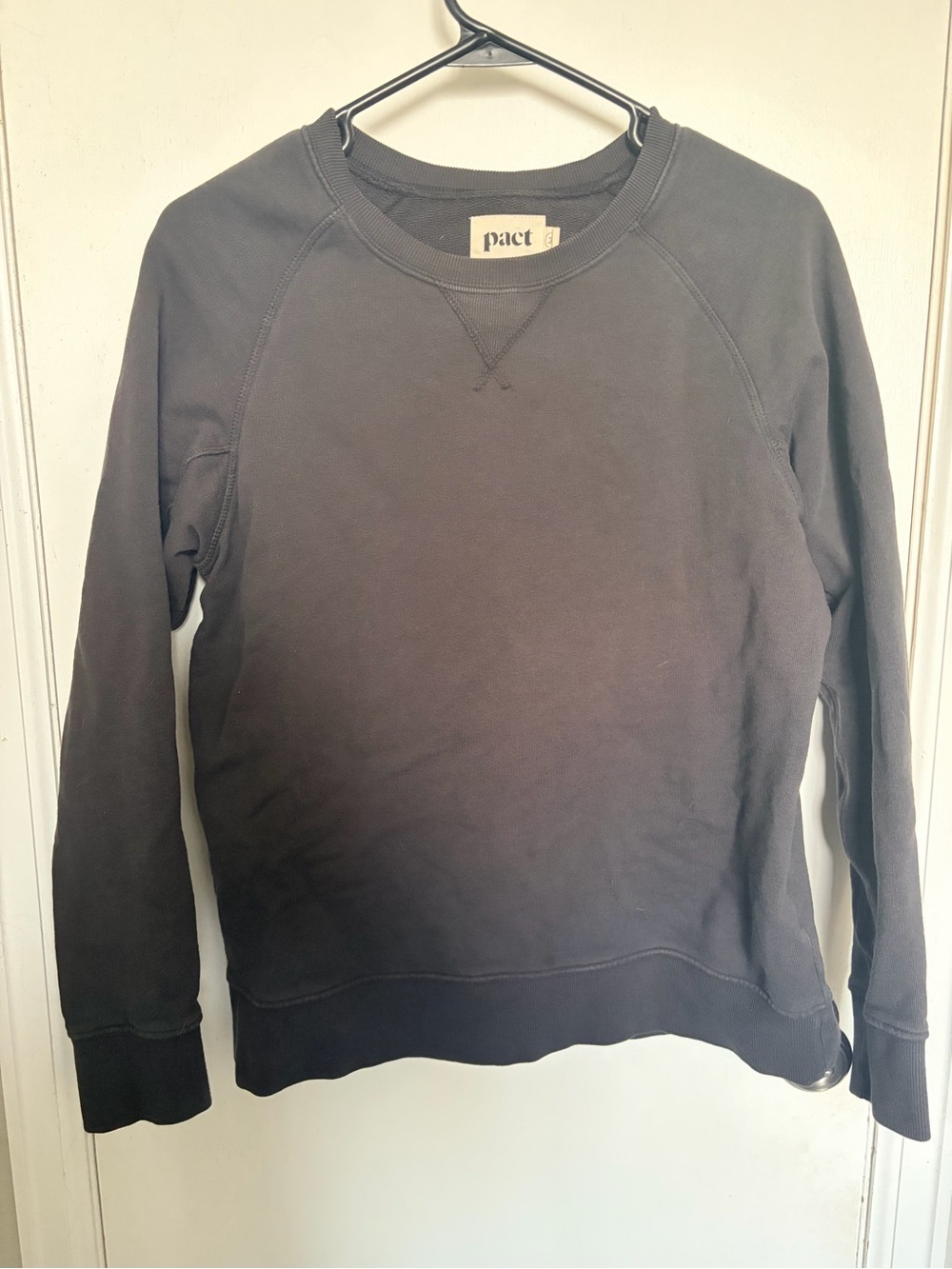 Pact Crewneck Sweatshirt in Charcoal Gray